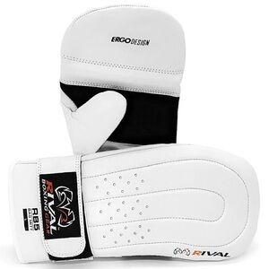 Rival White and Black Rival Rb5 Bag Mitts